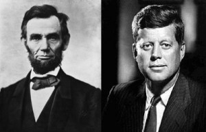 President Abraham Lincoln and President John F. Kennedy