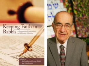 Rabbi Harold Schulweis, z"l, contributed to the recently published "Keeping Faith in Rabbis." He died December 18, 2014, at the age of 89. 